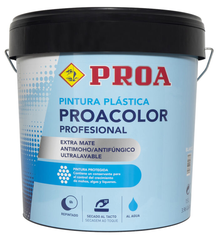 Proacolor Prof Mate Branco 15Lts - Image 2